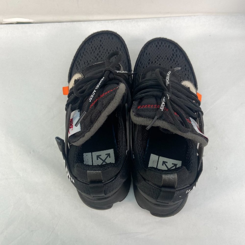 Nike Air Presto OFF-White Virgil The Ten 2018 AA3830-002  Black Lace Up Sneakers - Picture 5 of 15